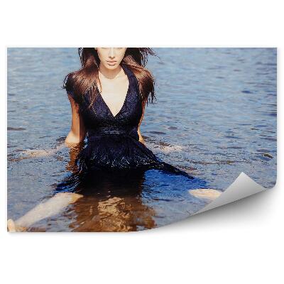 Decor fototapet Tânără în apă