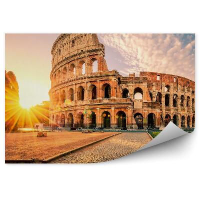 Fototapet perete Soare de dimineață Italia clădiri de oraș