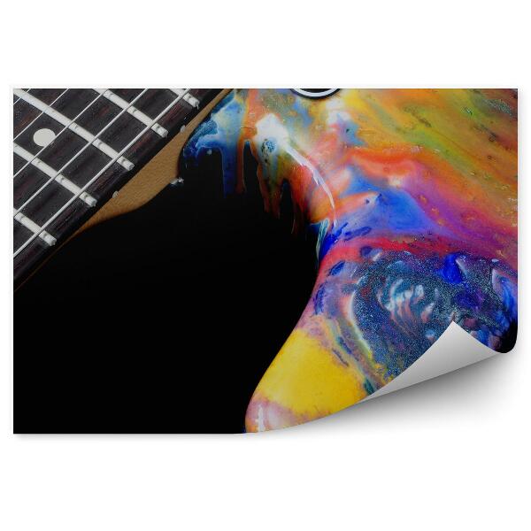 Fototapet pentru perete Instrument De Chitară Acustică Colorat