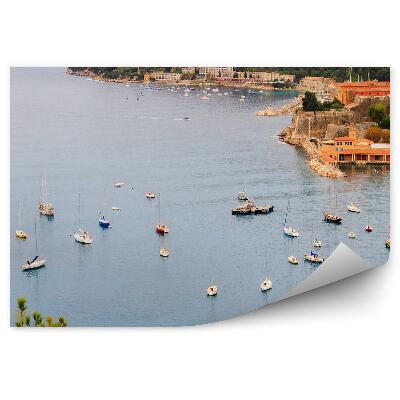 Fototapet vintage Alpi, Munți, Case, Iahturi, Provence, Franța