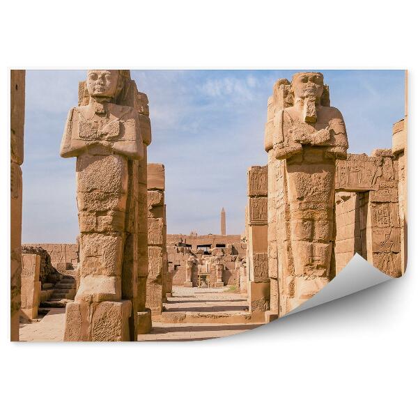 Fototapet perete Ruinele antice ale templului din Karnak Egipt