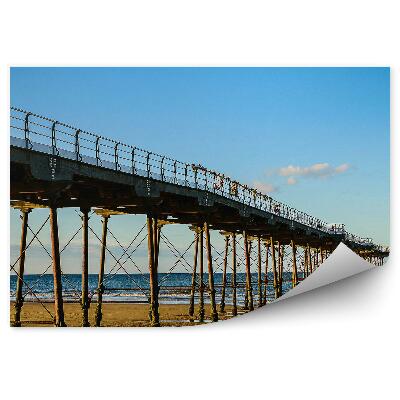 Fototapet pentru perete Pier Plajă Ocean Mare Cer Nori