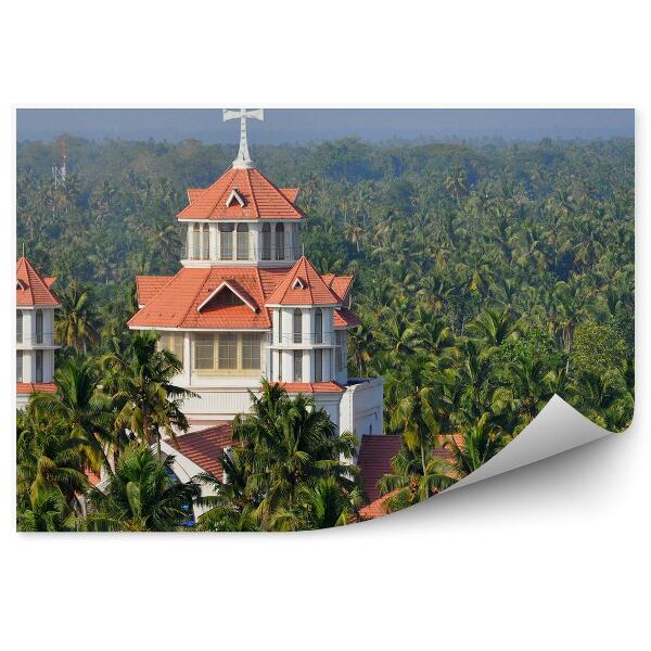 Fototapet perete Biserica catolică din India clădire arhitectură