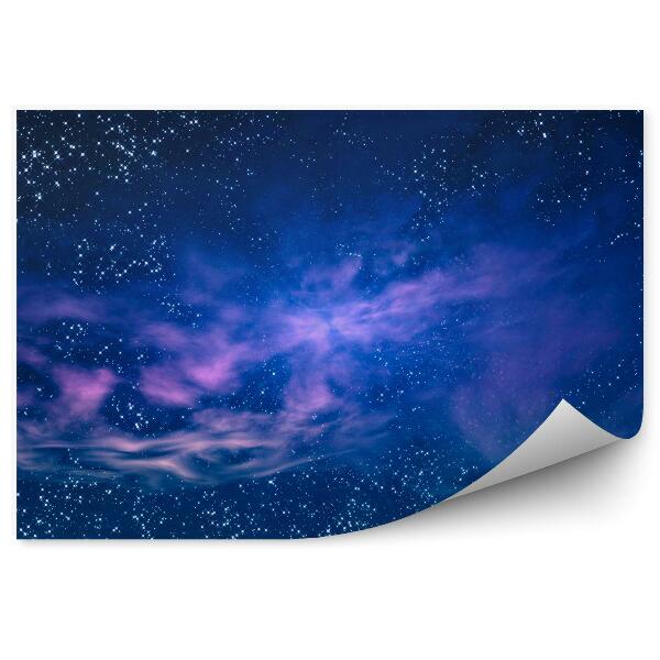 Decor fototapet Cer Înstelat Înnori Stele Galaxie