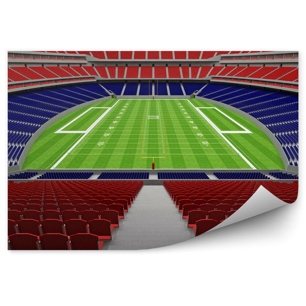 Fototapet perete 3D stadion de fotbal modern