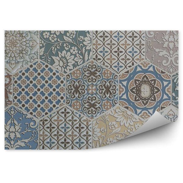 Decor fototapet Mozaic Hexagonal Abstract