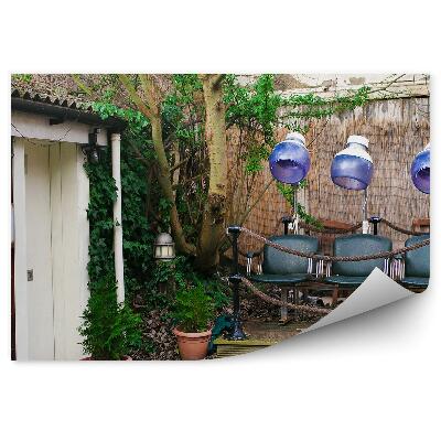 Decor fototapet Scoția curtea casei de coafură