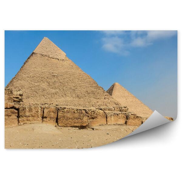 Decor fototapet Pietre ale piramidelor nisip Cairo