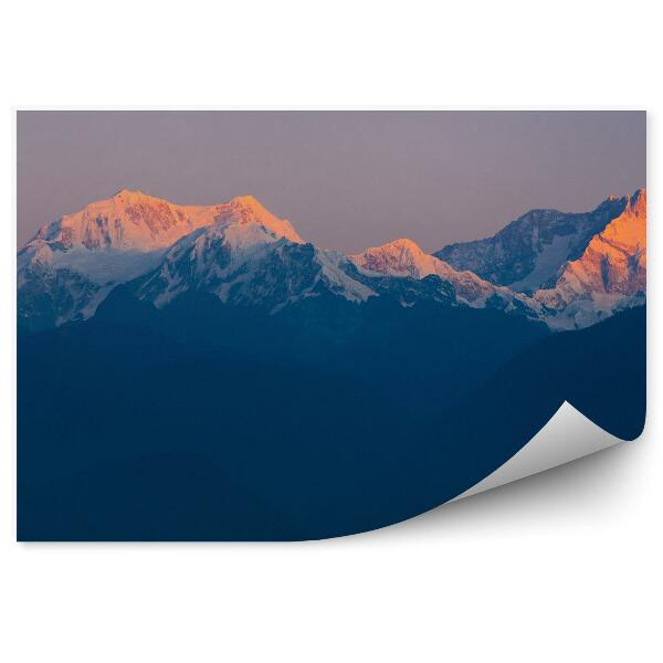 Fototapet pentru perete Himalaya Apus De Soare Zăpadă Iarnă