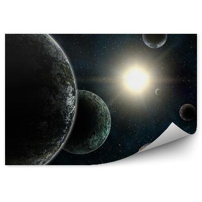 Decor fototapet Planete Soare Stele Cer Cosmos Univers