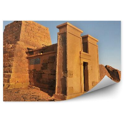 Fototapet vintage Pietre de piramide nisip