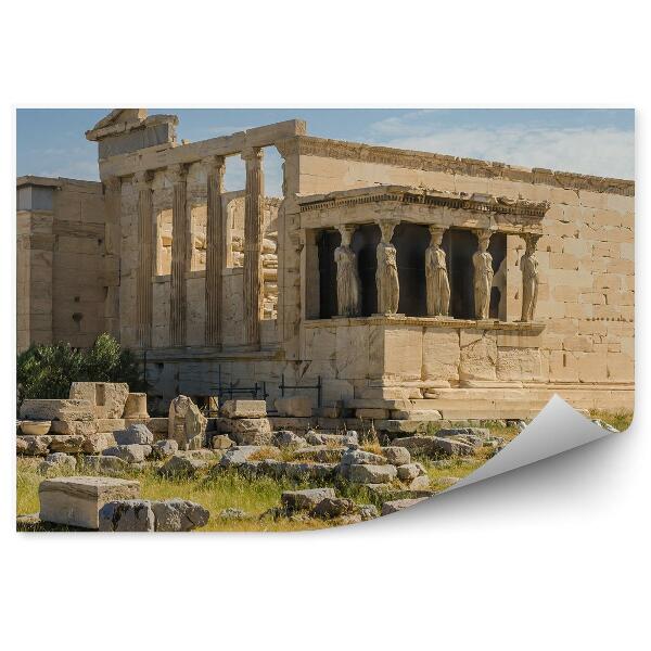 Fototapet perete Ruinele antice ale Acropolei Erechtheion