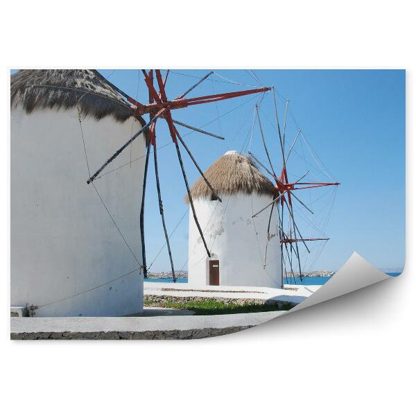 Decor fototapet Morile de vânt din insulele Mykonos