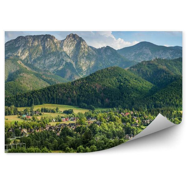 Fototapet perete Peisajul Orașului Vârfurile Giewont