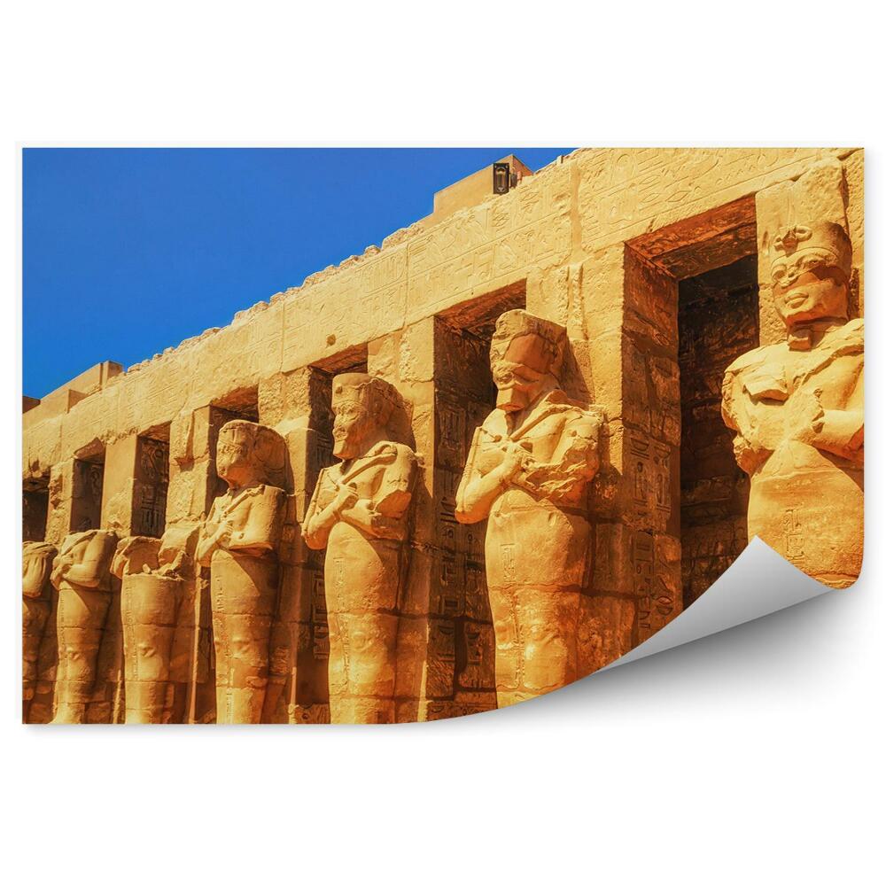 Decor fototapet Templul Karnak, sculpturi din Egipt