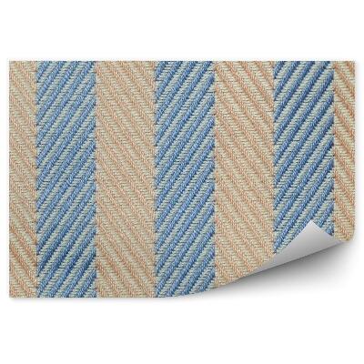 Fototapet vintage Model Abstract De Țesătură Cu Dungi Diagonale Verticale