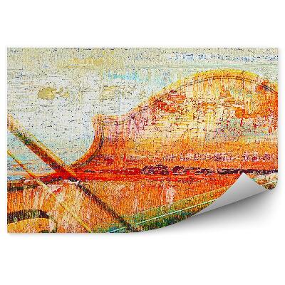 Fototapet Abstracția Culorilor Viorii