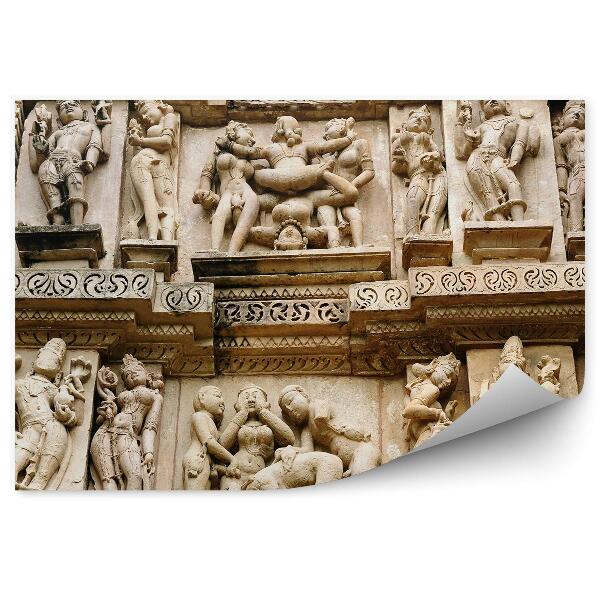 Fototapet pentru perete Sculpturi decorative cultura templului