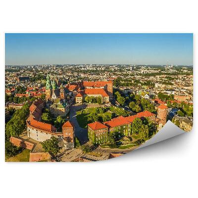 Fototapet Panorama orașului Cracovia vedere aeriană
