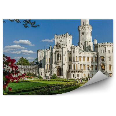 Fototapet pentru perete Castelul Hluboka tufișuri parc francez