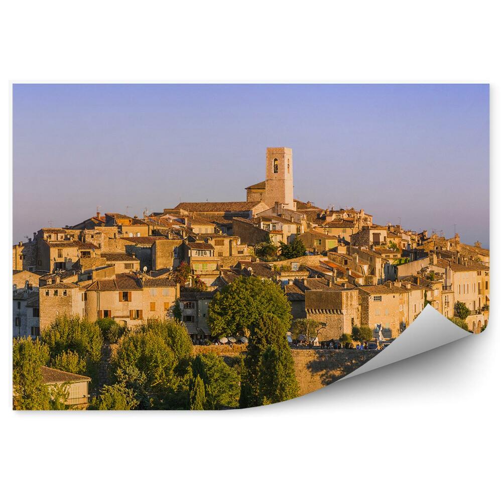 Fototapet Oraș Saint-Paul-De-Vence Provence Franța Munți Cer