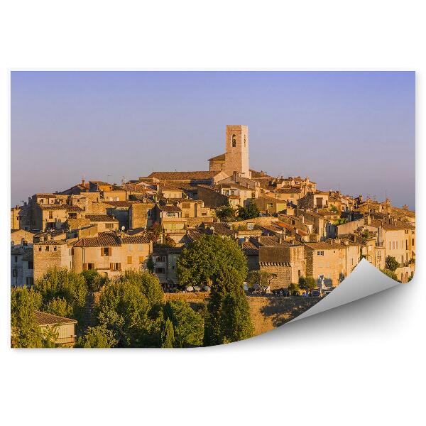 Fototapet Oraș Saint-Paul-De-Vence Provence Franța Munți Cer