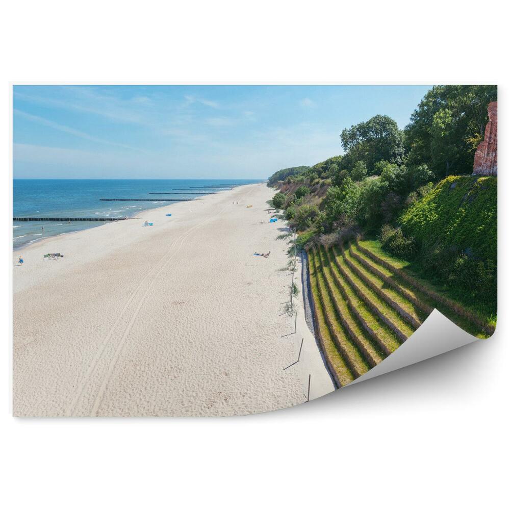 Fototapet Plaja, Malul Marii, Marea Baltica, Nisip Verde