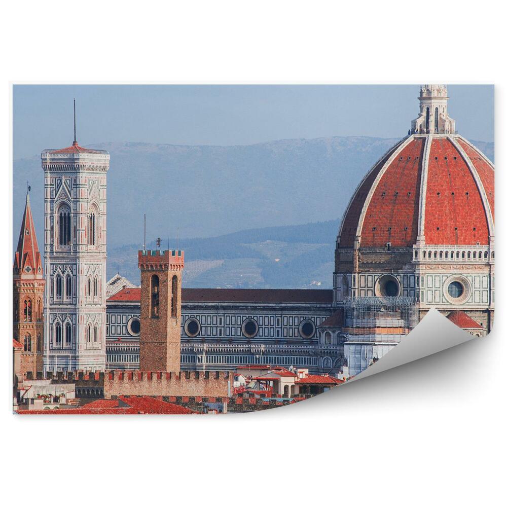 Decor fototapet Catedrala Santa Maria Del Fiore Clădiri Florența Cer Deal