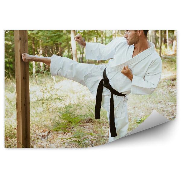 Fototapet Karate formare copac copac pădure sol