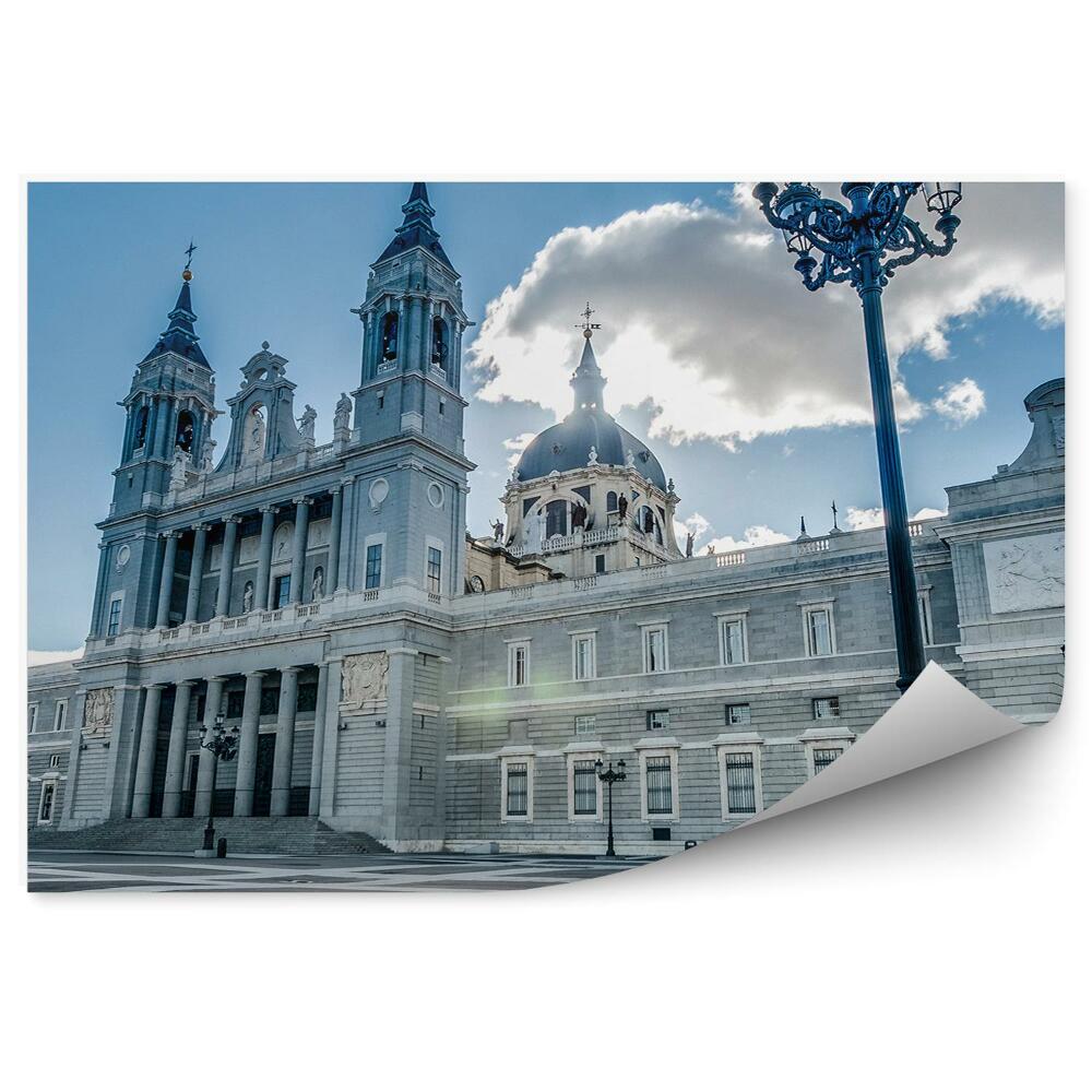 Fototapet Catedrala Almudena Madrid clădire arhitectură oraș