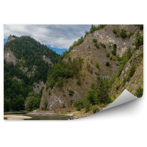 Decor fototapet Traseul De-A Lungul Râului Dunajec, Rafting-Ul Râului Pieniny