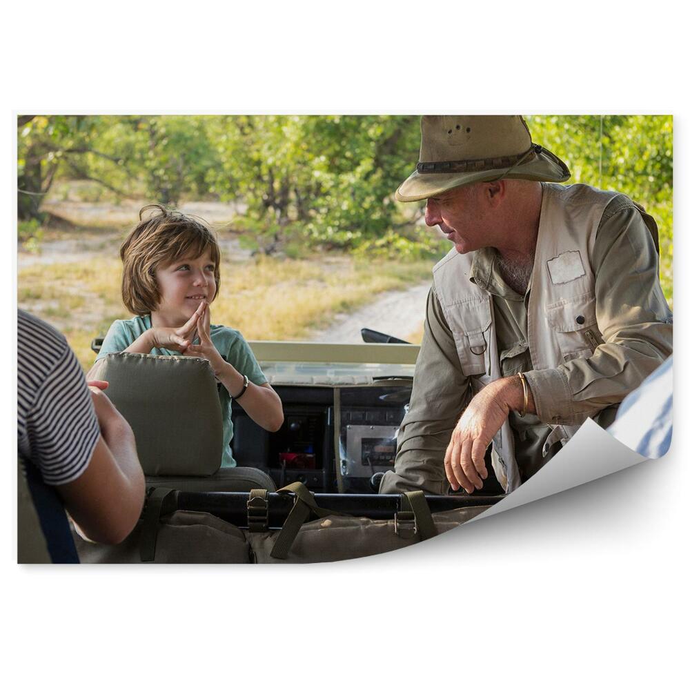 Decor fototapet Familie În Safari