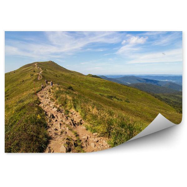 Fototapet perete Calea De Munte Bieszczady, Oameni