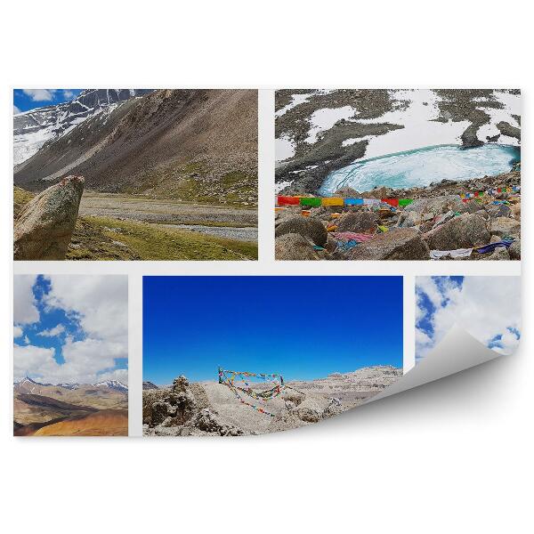 Fototapet Colaj Foto Cu Munții Himalaya