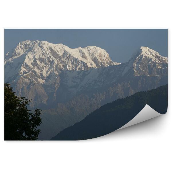 Fototapet Natură Peisaj Montan Vârf Înzăpezit