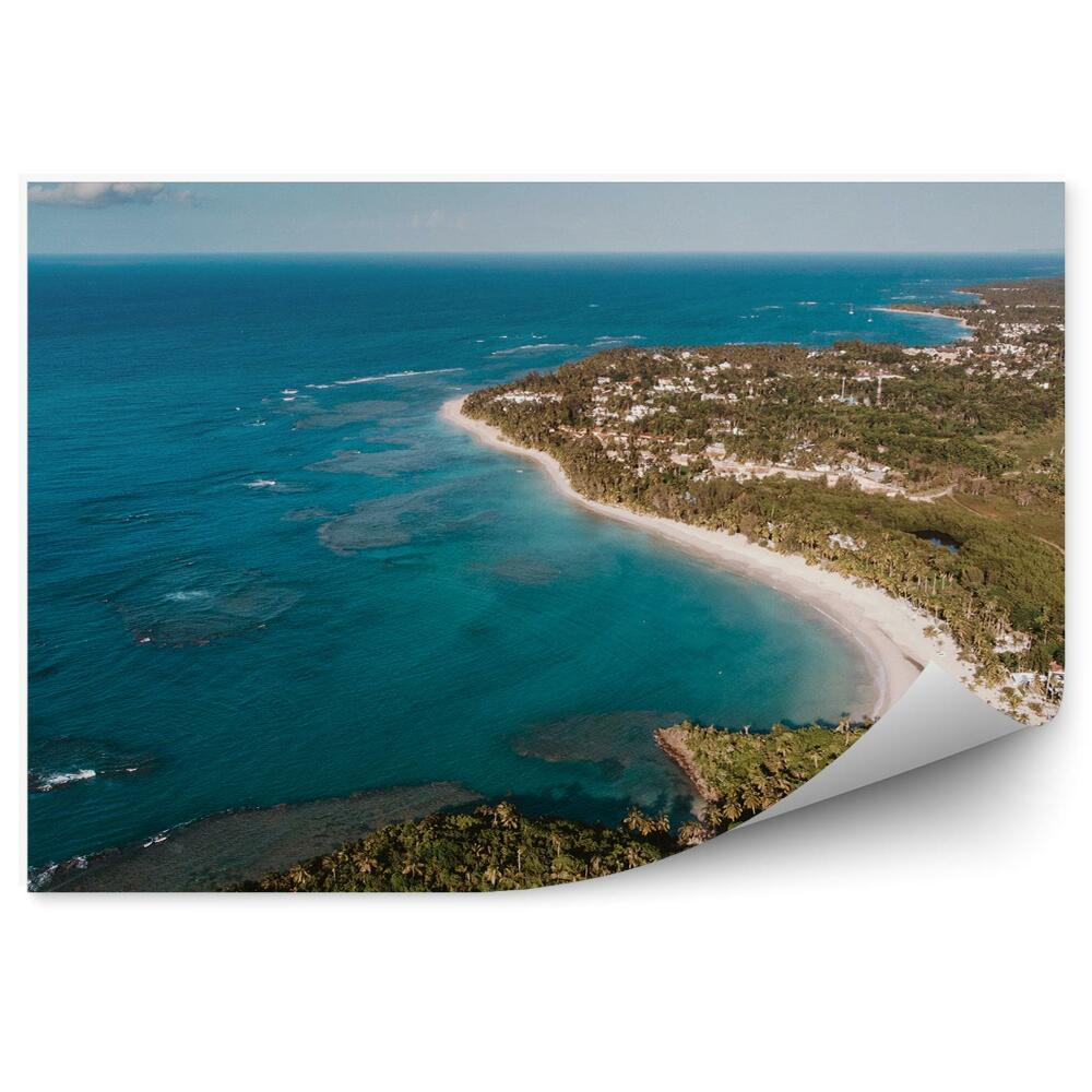 Fototapet pentru perete Păduri De Plajă Pe Malul Mării Horizon