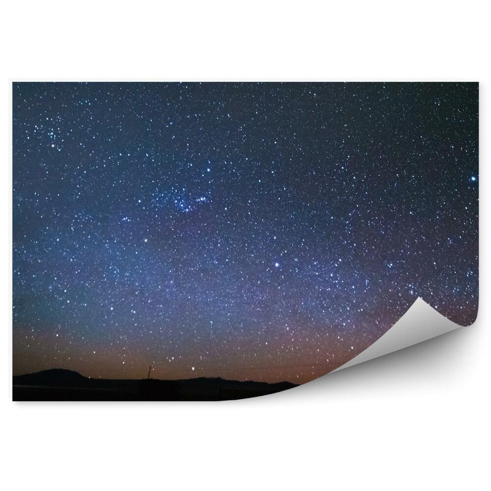 Fototapet Stelele Strălucesc Universul Albastru Ținutul Andin Bolivia