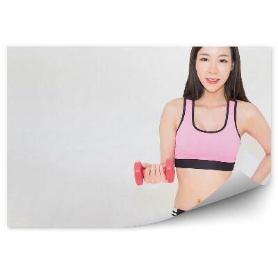 Fototapet perete Haltere Asia femeie