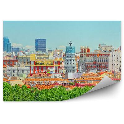 Fototapet Madrid, Spania, capitala plina de culoare