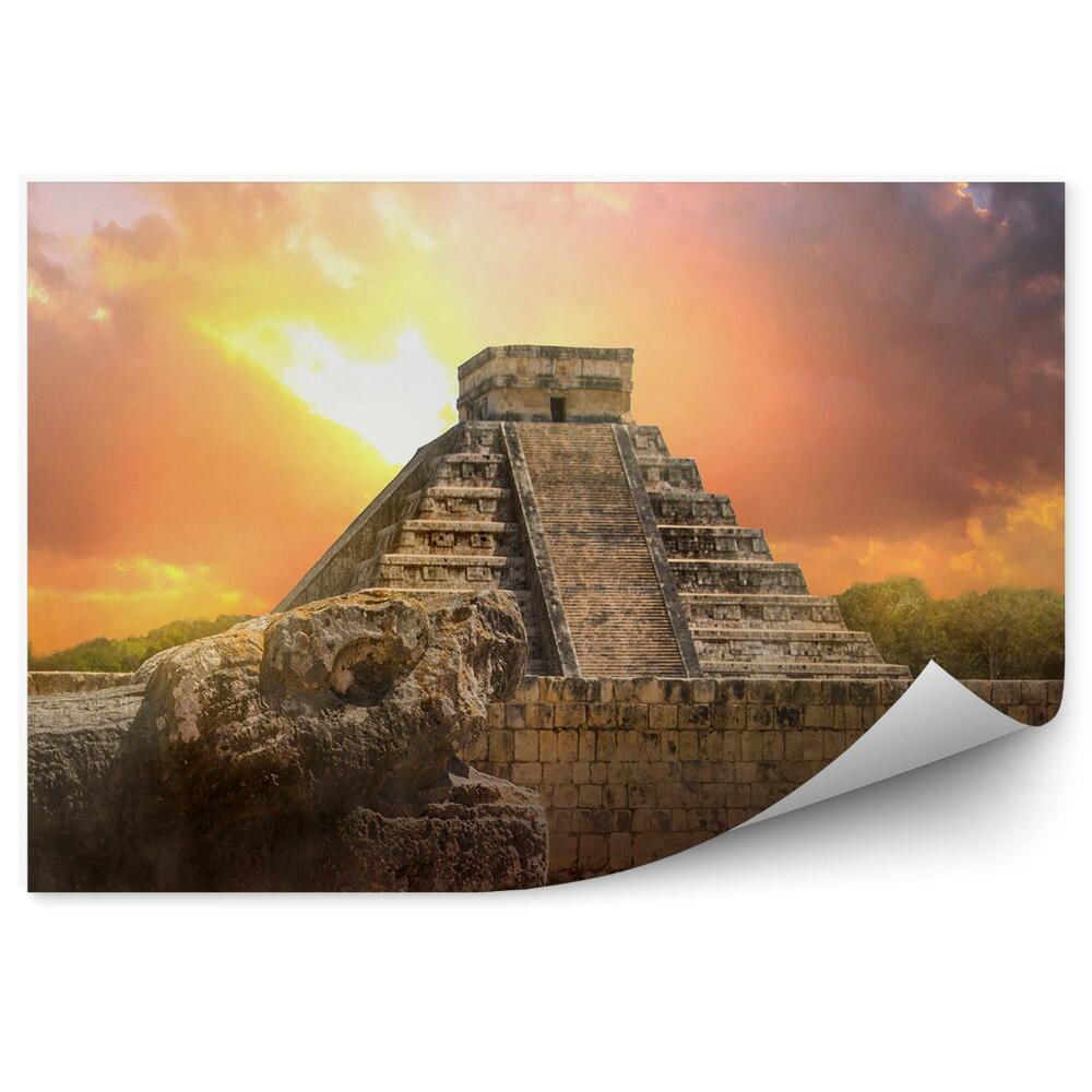 Decor fototapet Monumente de arhitectură piramidală din Mexic