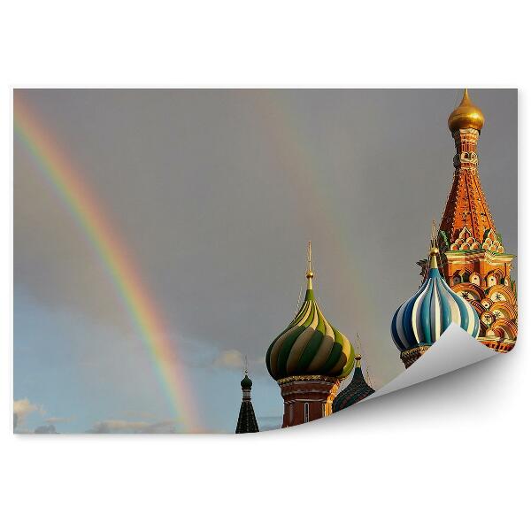 Fototapet perete Moscova Nori Cer Curcubeu