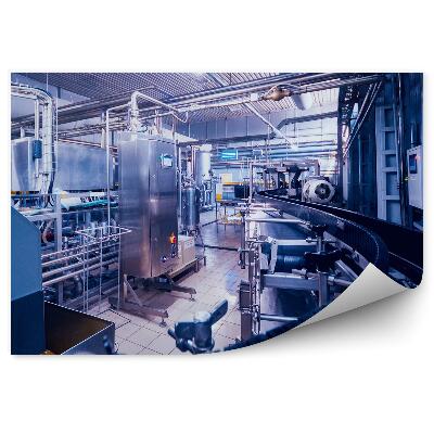 Fototapet pentru perete Bandă de producție în interiorul fabricii