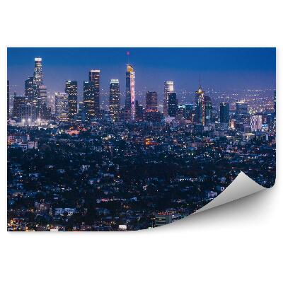 Fototapet pentru perete Vedere Aeriană A Luminilor Din Los Angeles