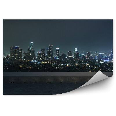 Fototapet Lumini De Noapte Ale Pasarelei Zgârie-Nori