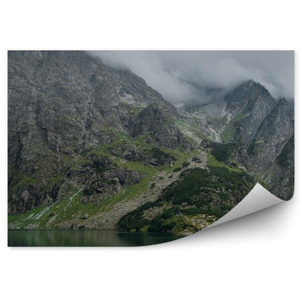 Fototapet perete Munții Tatra Munții Încețoși Lac