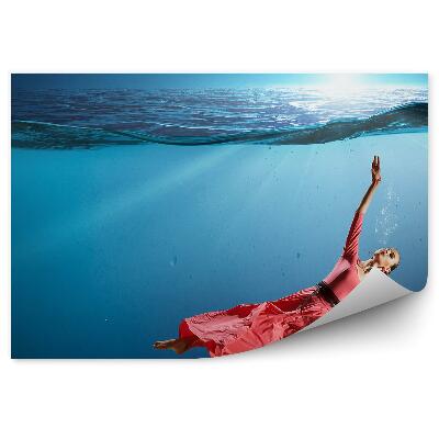 Fototapet perete Dansatoare în rochie de apă