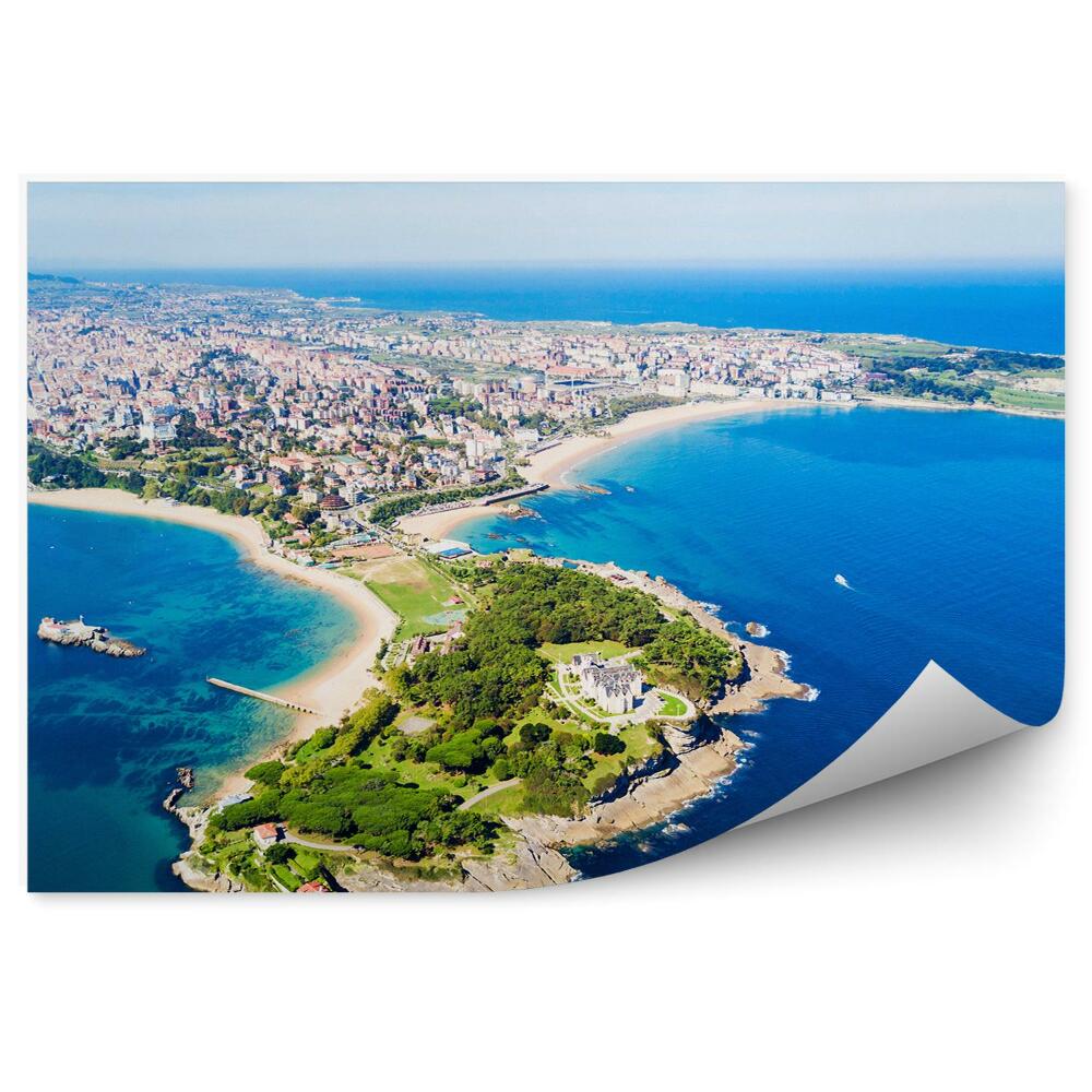 Fototapet pentru perete Vedere aeriană a naturii orașului Spaniei