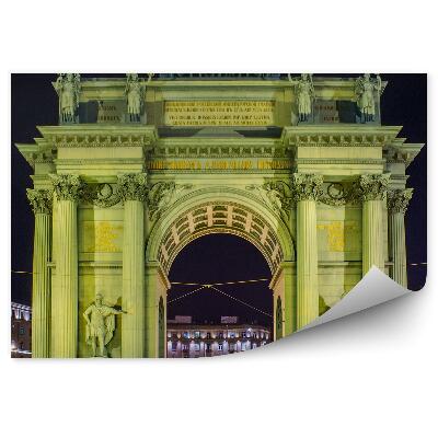 Fototapet Clădiri Statul Major Clădire Lumini De Noapte Sankt Petersburg