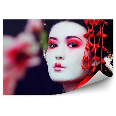 Decor fototapet Kimono de machiaj Geisha Japonia