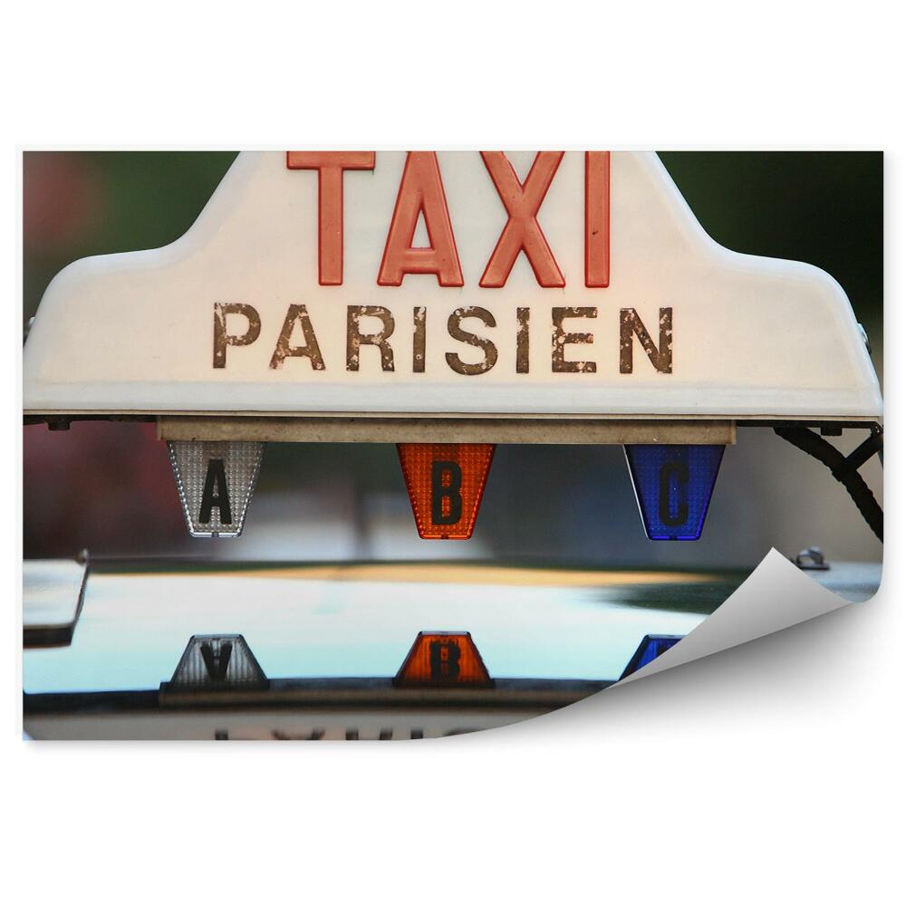 Decor fototapet Vehicul de transport cu taxi din Franța